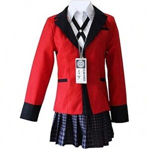 Anime Cosplay Kakegurui Jabami Yumeko Costume